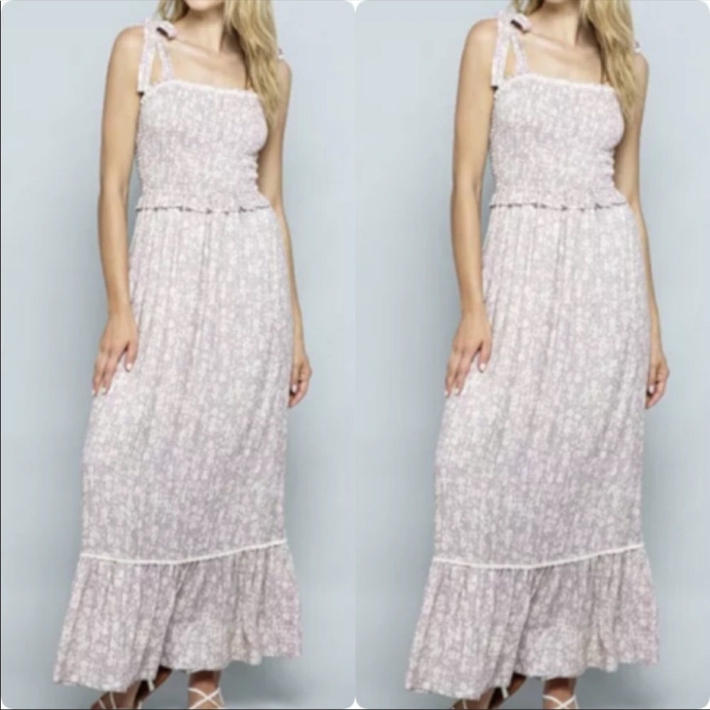 NEW Illa Illa floral print maxi dress cottage